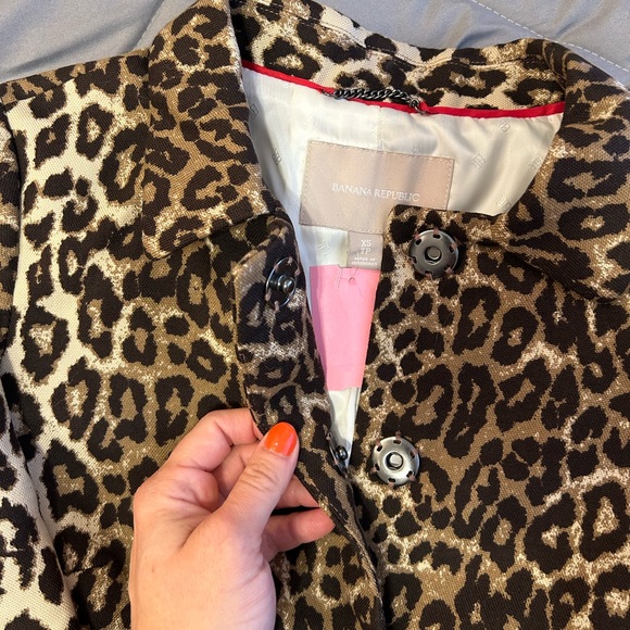 Cheetah Banana Republic jacket - Picture 2 of 2